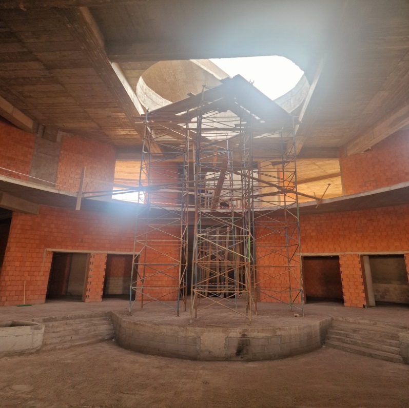 Intérieur en construction
