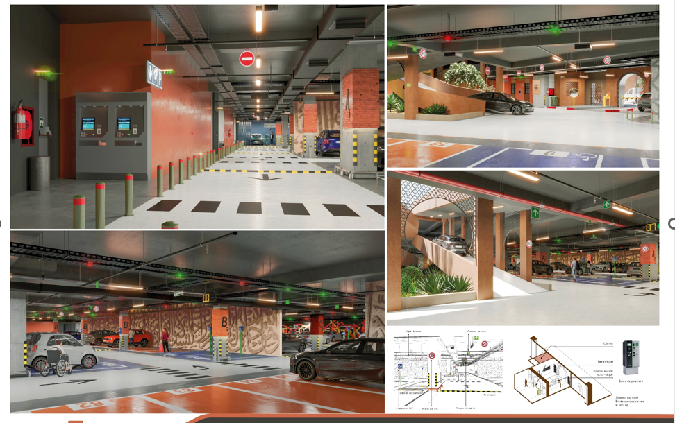 Stationnement vélos ordinaires