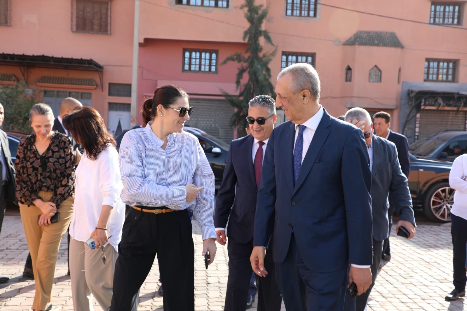 زيارة لأوراش إعادة تأهيل المنطقة الصناعية سيدي غانم بمراكش