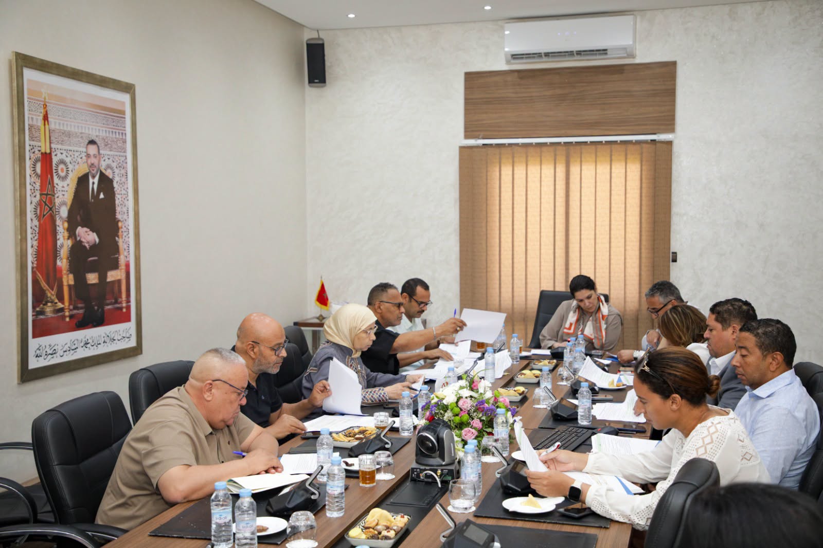 Le bureau dirigeant de la Commune de Marrakech tient sa réunion périodique sous la présidence de Mme Fatim Ezzahra EL MANSOURI