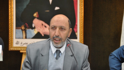 Mohamed Larbi Belcaid, Maire de Marrakech tient une conférence de presse pour présenter la nouvelle politique de développement adoptée par le conseil communal de la ville de Marrakech