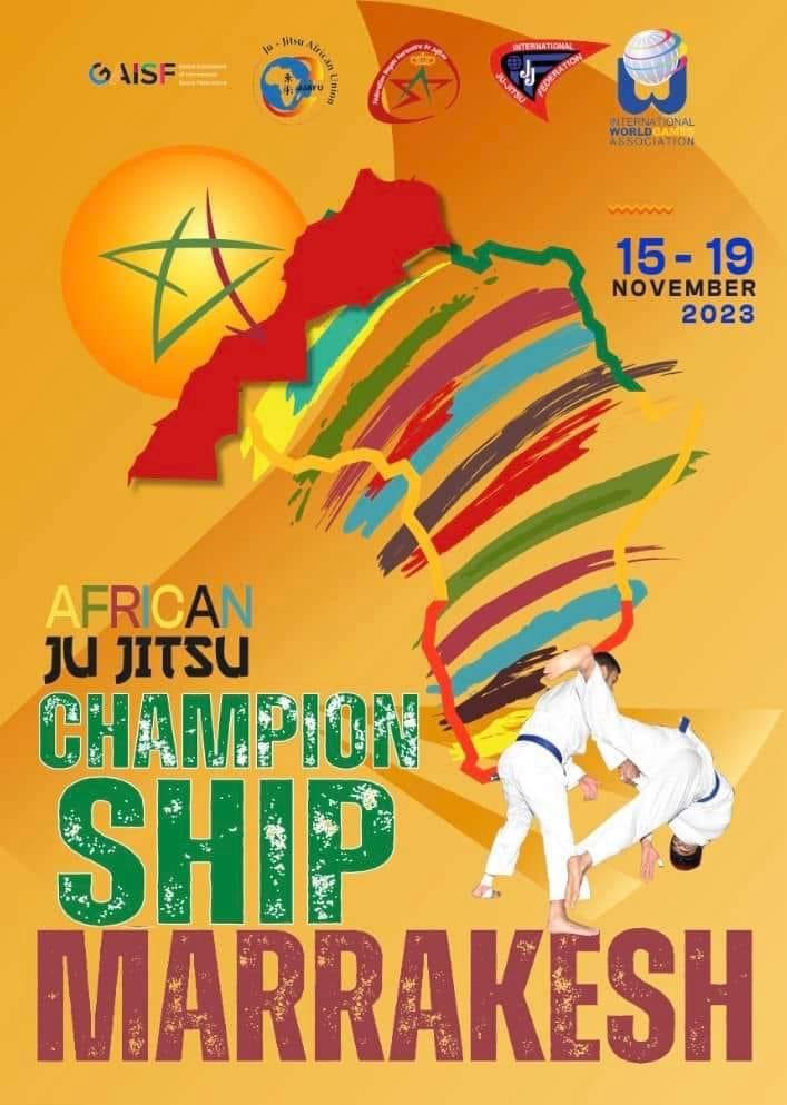 Championnat d'Afrique de Jiu-Jitsu du 15 au 19 novembre 2023