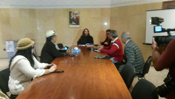 les Journalistes Brésiliens en visite à la Commune Urbaine de Marrakech