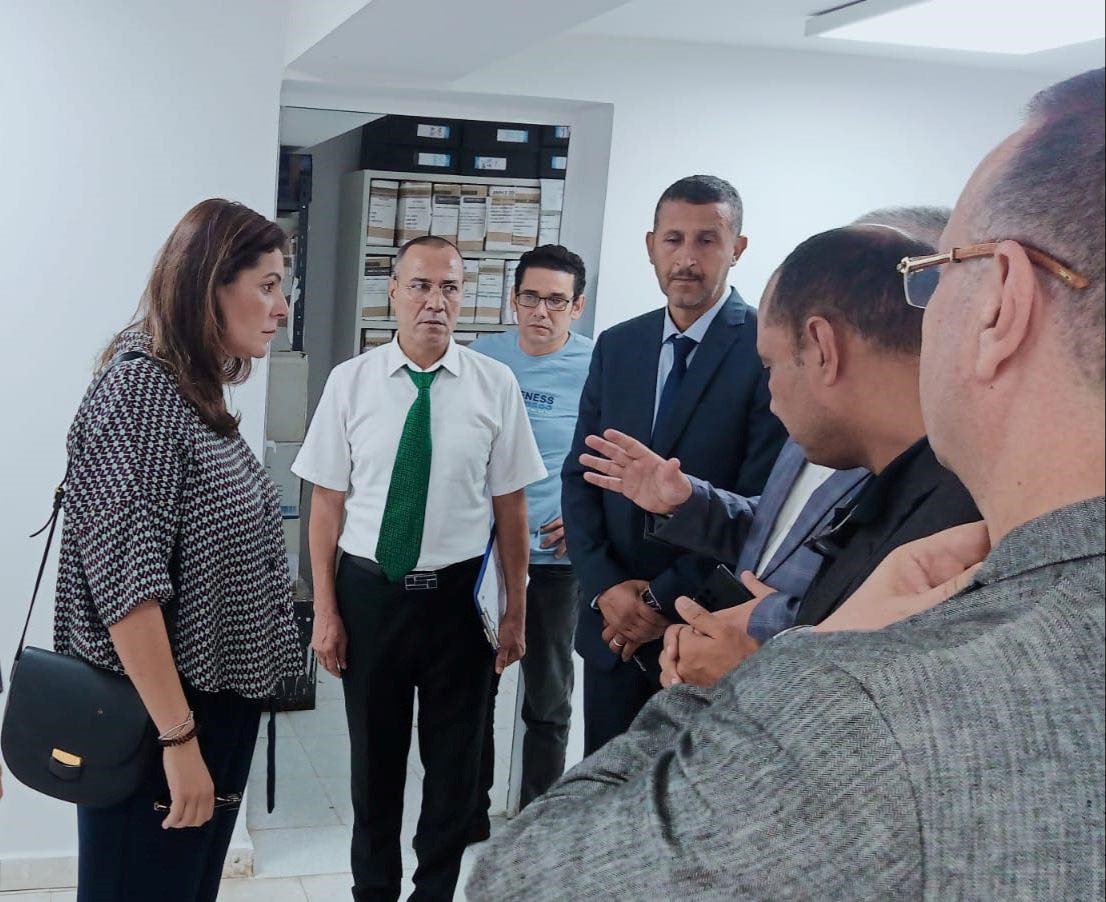 Madame Fatima Ezzahra El-Mansouri, Maire de Marrakech, en visite au centre d’archives et de documentation Communal