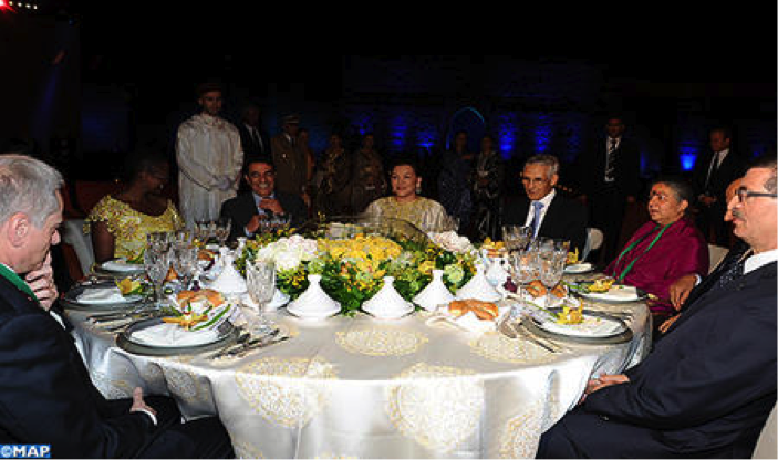 SAR la Princesse Lalla Hasnaa préside à Marrakech un diner officiel offert par SM le Roi Mohammed VI en honneur des participants au WEEC-2013