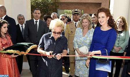 La Princesse Lalla Salma inaugure la 