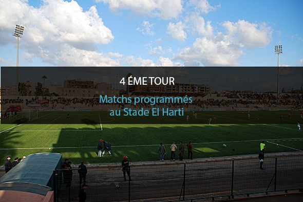4ème Tour : Matchs Programmés au Stade El Harti