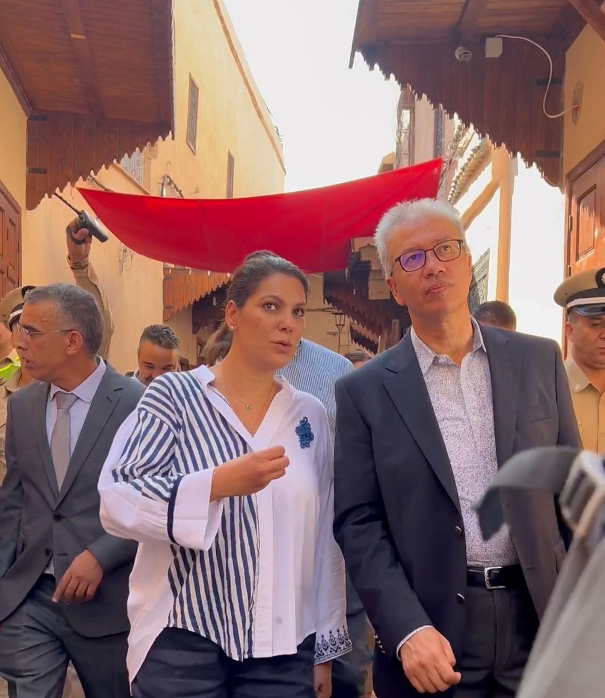 Visite du marché Samarin et des marchés environnants dans le cadre de la valorisation de la ville antique de Marrakech
